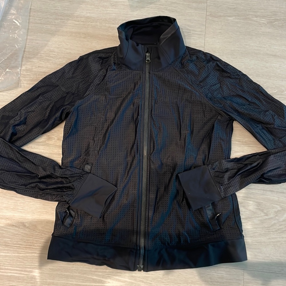 Mesh lululemon zip up jacket